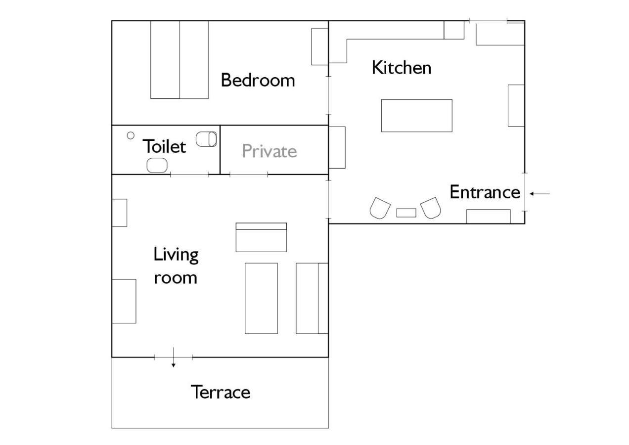 Rolso Retreat - The Apartment Knebel Zewnętrze zdjęcie